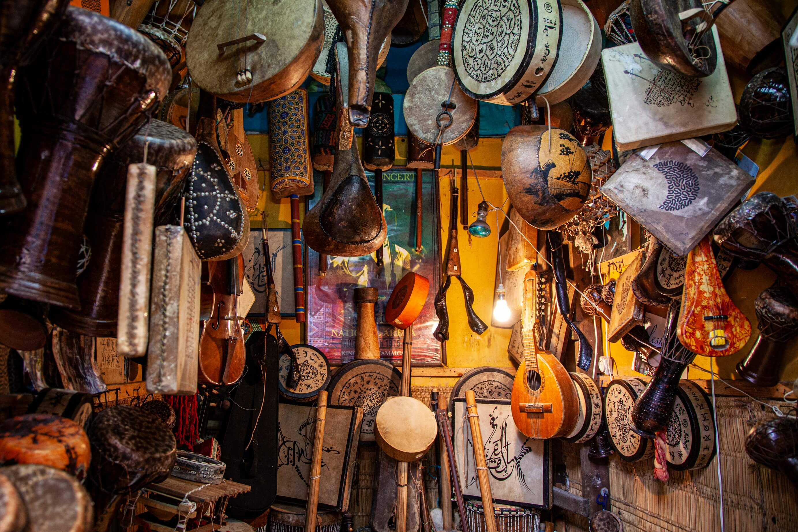 Drum sets and percussion